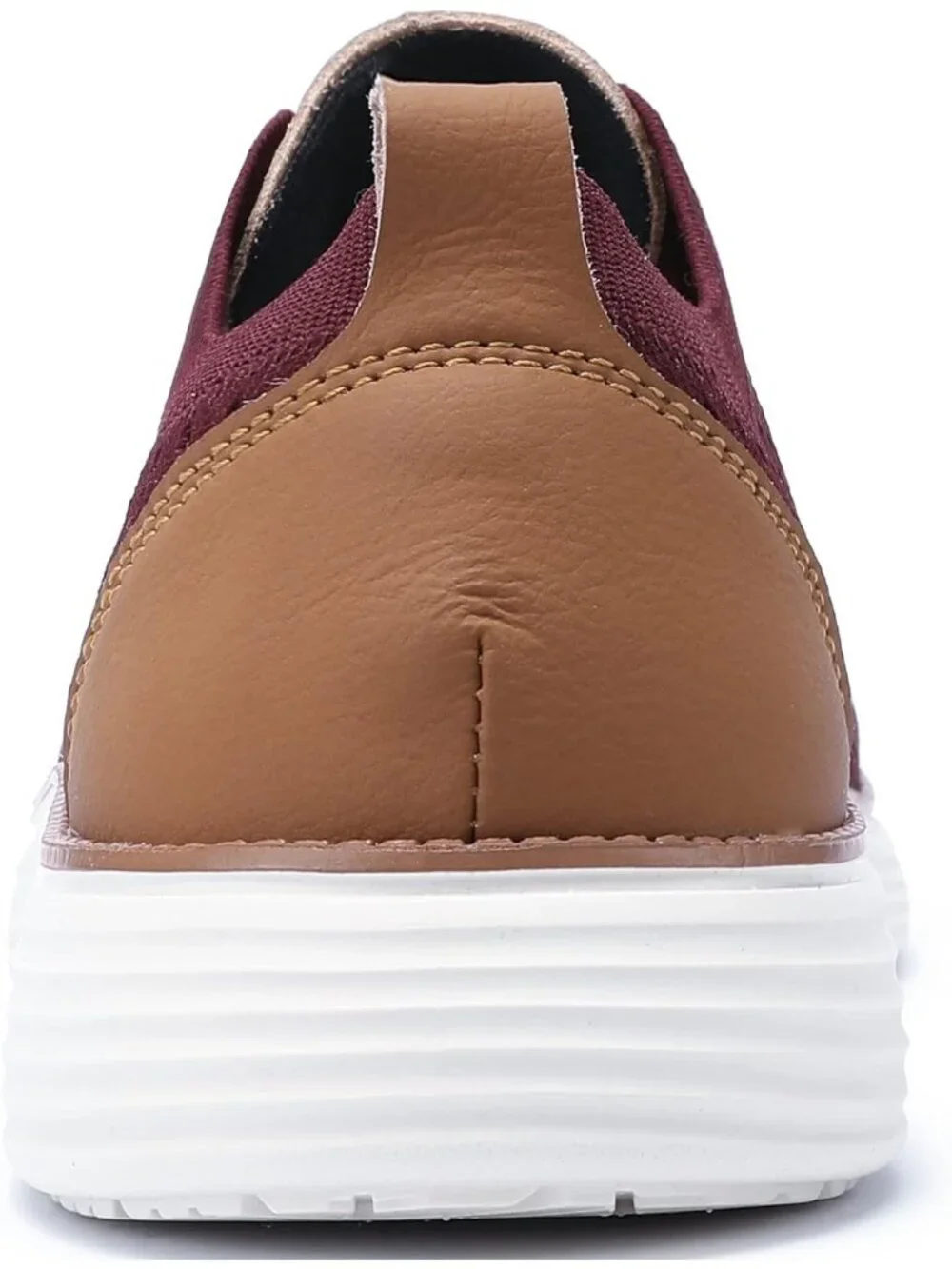 VILOCY Men's Red Ethylene Vinyl Acetate Casual Breathable Comfortable Sneakers
